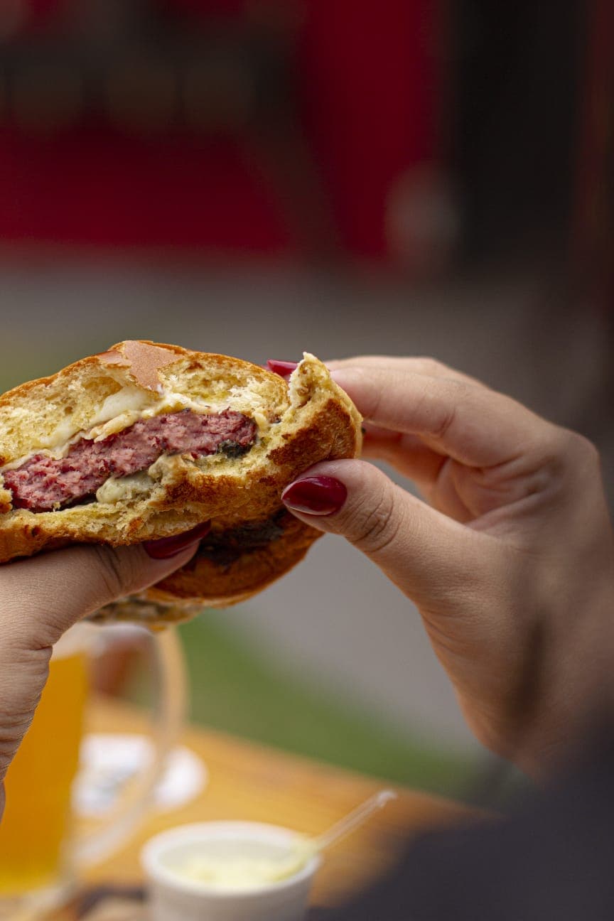 Burger artesanal Dom Padu